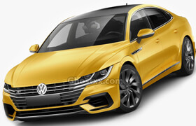 Turbosquid - Volkswagen Arteon R-line 2018 3D model