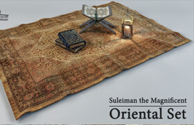Oriental Series Rug and Items