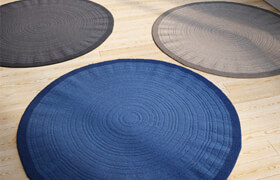 Set of round rugs