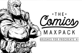 Gumroad - The Comics MaxPack - Brushes for Procreate