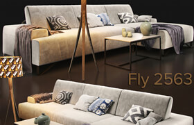 Sofa natuzzi Fly 2563