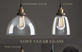 Lamps series Loft Clear Glass