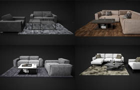 Morph - Architectural Models Sofa Furniture vol. 08 - 3dmodel