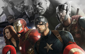 How To Paint Characters The Marvel Studios Way - book