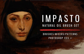 Artstation - Impasto natural oil brushes for PS CS5+ - by Fausto Hault - brush