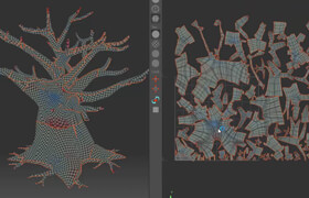 Unfold 3D UV unwrapping