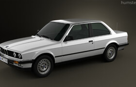 Hum3d - BMW 3 Series coupe (E30) 1990