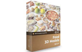 CGAxis - Food 3D Models for Unity Collection