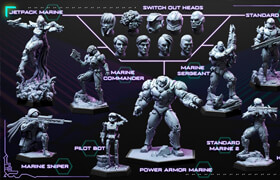 Loot Studios - War For Humanity - 3D print model