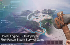 Smartpoly - Unreal engine 5 multiplayer steam survival game course(中文字幕)