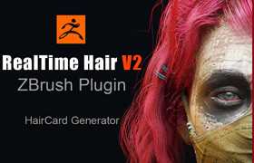 RealTime Hair V2 for ZBrush