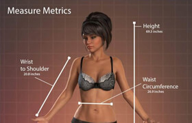 Measure Metrics For DAZ Studio