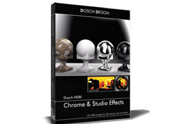 Dosch HDRI: Chrome & Studio Effects