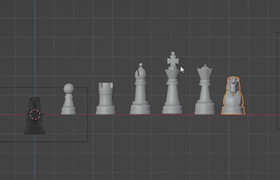 Udemy - Advanced 3D Chess Pieces Design in Blender