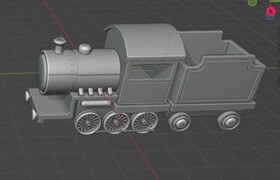 Udemy - Building a Detailed Steam Train in High Poly